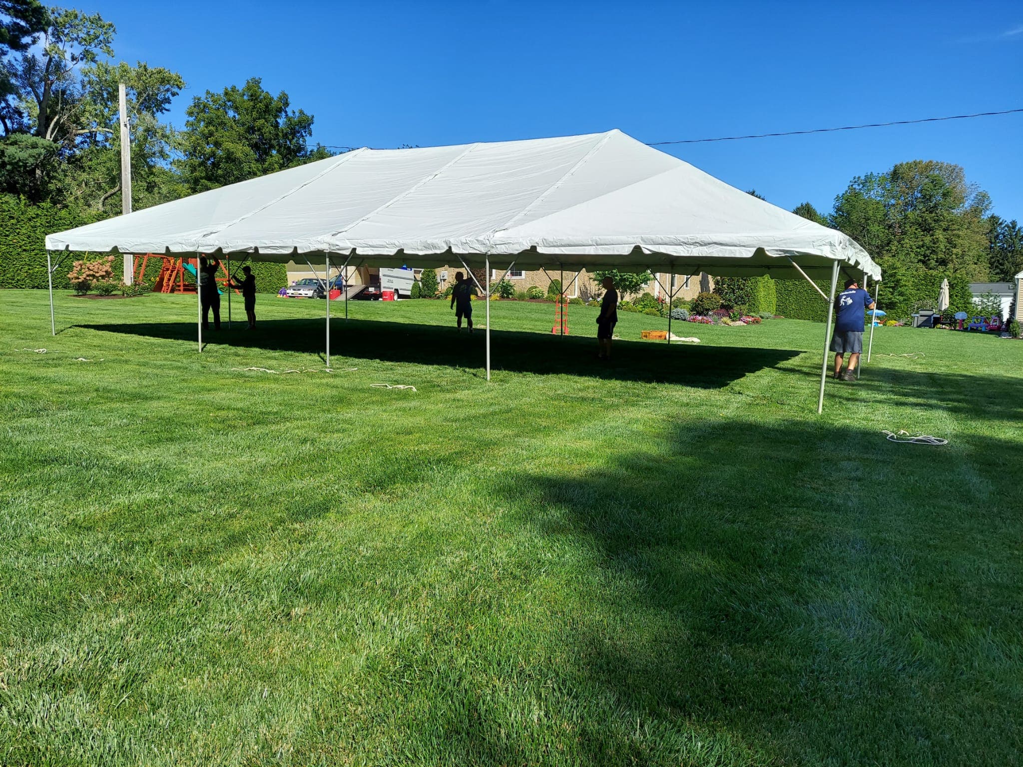 Professional wedding setup